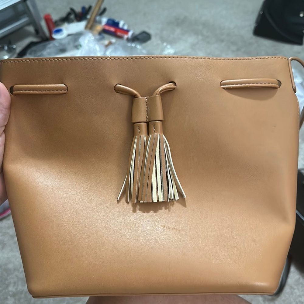 Brown shoulder bag